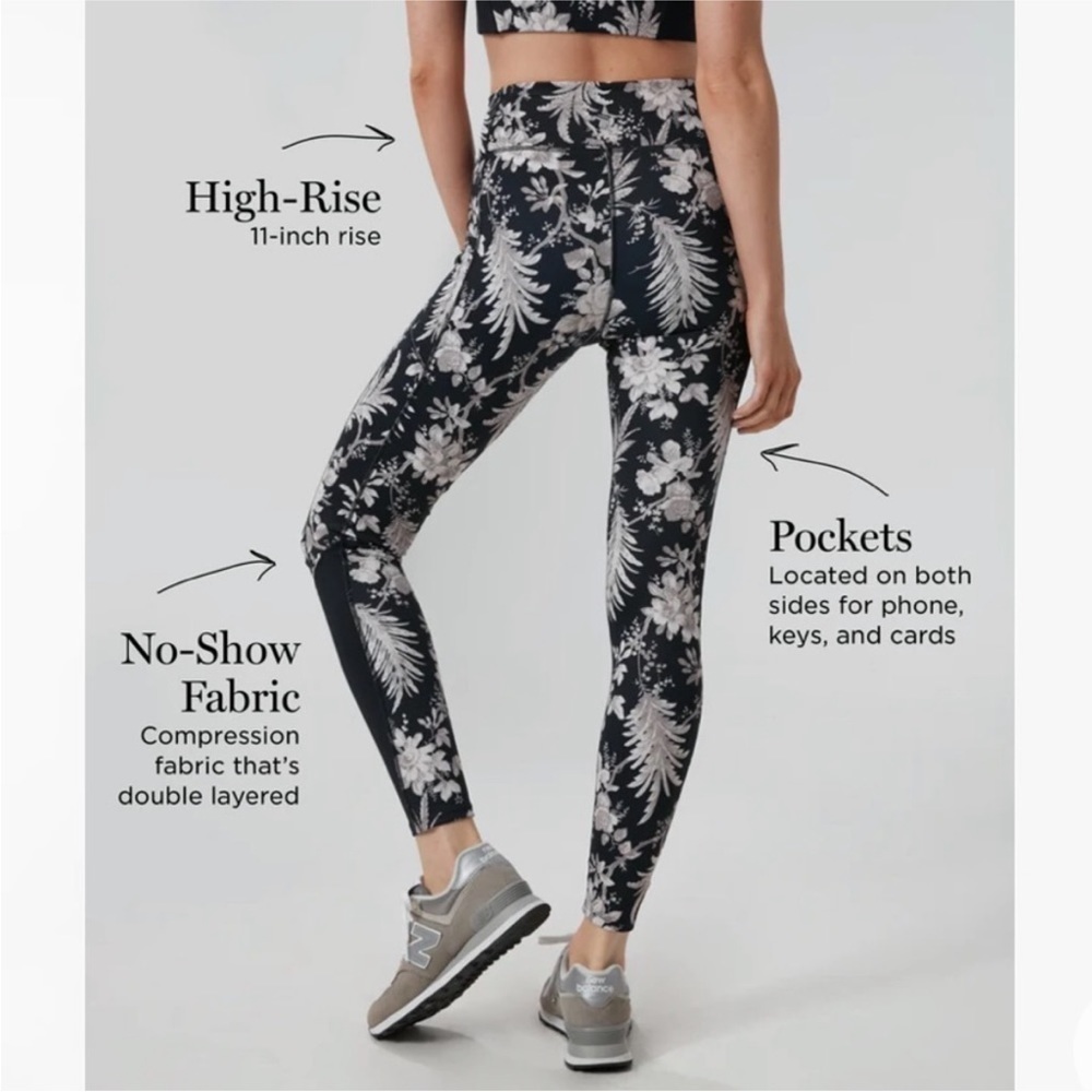 Tuckernuck High Waist Floral Leggings - Picture 4 of 7
